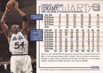 1995-96 Hoops #115 Horace Grant Back
