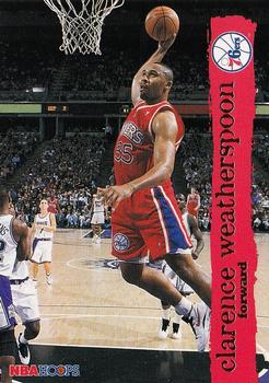 1995-96 Hoops #124 Clarence Weatherspoon Front