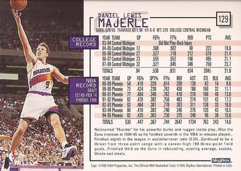 1995-96 Hoops #129 Dan Majerle Back
