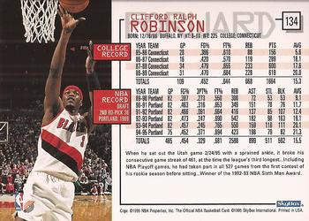 1995-96 Hoops #134 Clifford Robinson Back