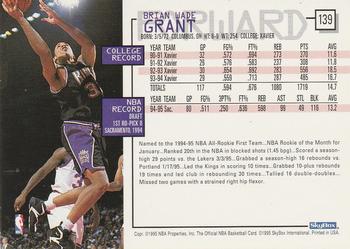 1995-96 Hoops #139 Brian Grant Back
