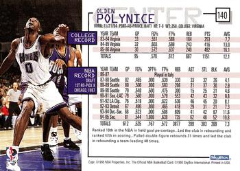 1995-96 Hoops #140 Olden Polynice Back
