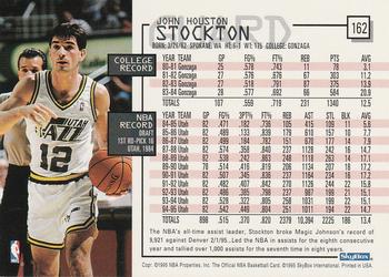 1995-96 Hoops #162 John Stockton Back