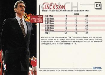 1995-96 Hoops #173 Phil Jackson Back