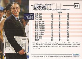 1995-96 Hoops #180 Larry Brown Back