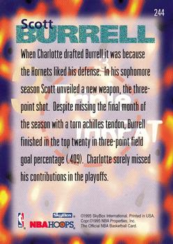 1995-96 Hoops #244 Scott Burrell Back