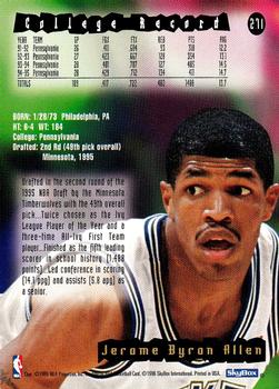 1995-96 Hoops #271 Jerome Allen Back