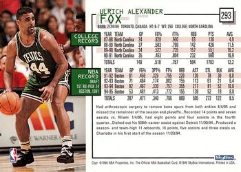 1995-96 Hoops #293 Rick Fox Back