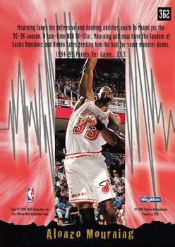 1995-96 Hoops #362 Alonzo Mourning Back
