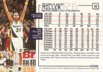1995-96 Hoops #68 Reggie Miller Back