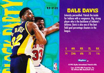 1995-96 Hoops - Block Party #13 Dale Davis Back