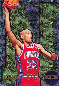 1995-96 Hoops - Grant Hill Dunks #D3 Grant Hill Front