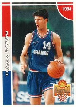 1993-94 Panini (LNB) #166 Thierry Gadou Front