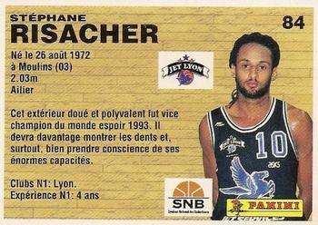 1993-94 Panini (LNB) #84 Stéphane Risacher Back
