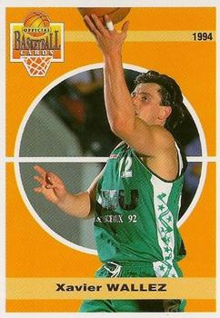 1993-94 Panini (LNB) #124 Xavier Wallez Front
