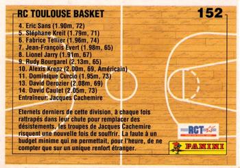 1993-94 Panini (LNB) #152 Toulouse Back