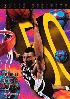 1995-96 Hoops - Number Crunchers #12 David Robinson Front