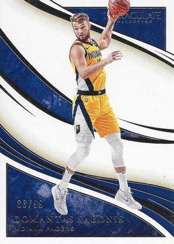 2019-20 Panini Immaculate Collection #5 Domantas Sabonis Front