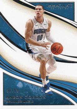 2019-20 Panini Immaculate Collection #10 Aaron Gordon Front