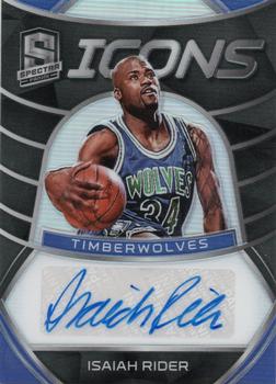 2019-20 Panini Spectra - Icons Autographs #IA-IRD Isaiah Rider Front