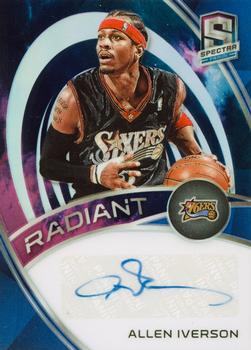 2019-20 Panini Spectra - Radiant Signatures Nebula #RS-AIV Allen Iverson Front