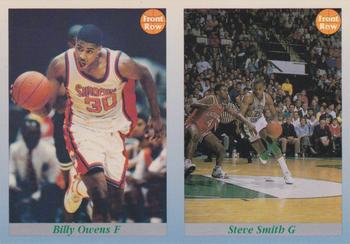 1991-92 Front Row Premier - Dual Player Promos #3 / 106 Billy Owens / Steve Smith Front
