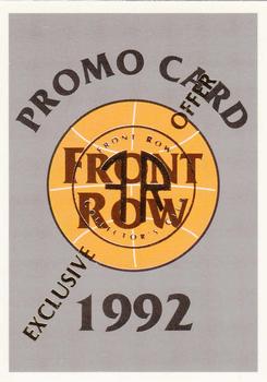 1991-92 Front Row Premier - Christian Laettner Promos #NNO Christian Laettner Back