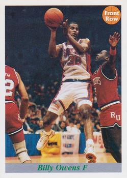 1991-92 Front Row Premier - Billy Owens Promos #96 Billy Owens Front