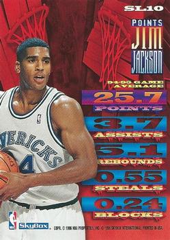 1995-96 Hoops - Slamland #SL10 Jim Jackson Back