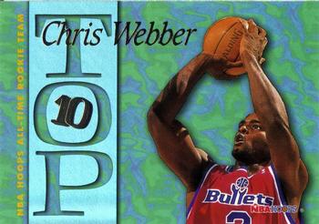 1995-96 Hoops - Top Ten #AR3 Chris Webber Front