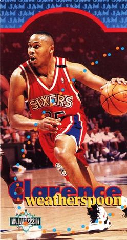 1995-96 Jam Session #81 Clarence Weatherspoon Front