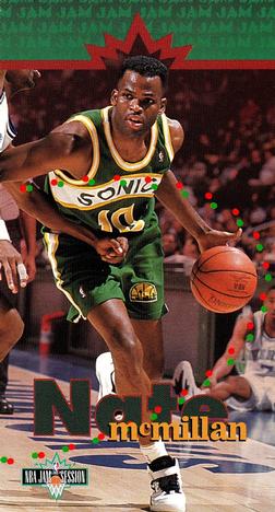 1995-96 Jam Session #100 Nate McMillan Front