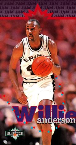 1995-96 Jam Session #103 Willie Anderson Front