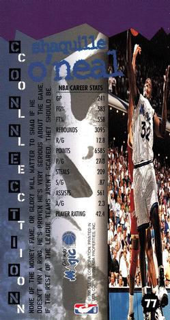 1995-96 Jam Session #77 Shaquille O'Neal Back