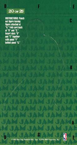 1995-96 Jam Session - Pop-Ups #20 Dikembe Mutombo Back