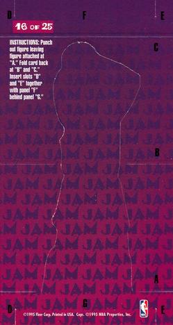 1995-96 Jam Session - Pop-Ups #16 Eric Montross Back