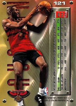 1995-96 Metal #121 Stacey Augmon Back