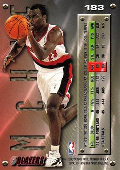 1995-96 Metal #183 Aaron McKie Back