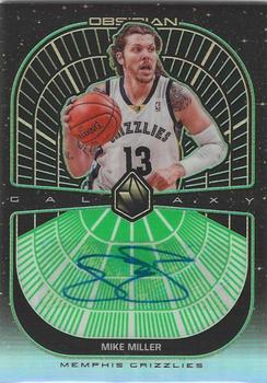 2019-20 Panini Obsidian - Galaxy Autographs Electric Etch Green #GA-MML Mike Miller Front