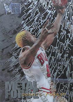 1995-96 Metal - Metal Force #12 Dennis Rodman Front