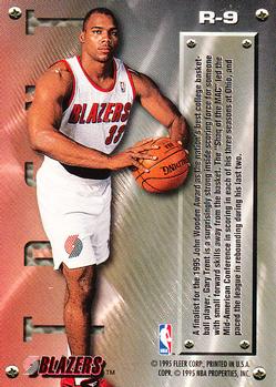 1995-96 Metal - Rookie Roll Call #R-9 Gary Trent Back