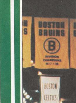 1981-82 Fleer NBA Team Stickers - 1981 NBA Champion Boston Celtics Puzzle Sticker Backs #NNO A2 (Row 2 Column 1) Front