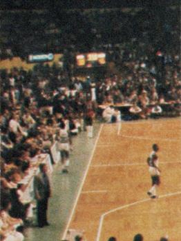 1981-82 Fleer NBA Team Stickers - 1981 NBA Champion Boston Celtics Puzzle Sticker Backs #NNO B4 (Row 4 Column 2) Front