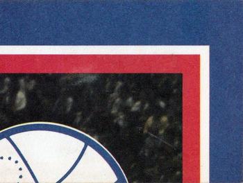 1980-81 Fleer NBA Team Stickers - 1980 NBA Championship Puzzle Sticker Backs #NNO F1 (Row 1 Column 6) Front
