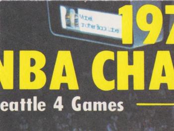1979-80 Fleer NBA Team Stickers - 1979 NBA Champions Puzzle Sticker Backs #NNO Row 2 Column 3 Front