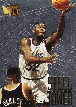 1995-96 Metal - Steel Tower #7 Shaquille O'Neal Front
