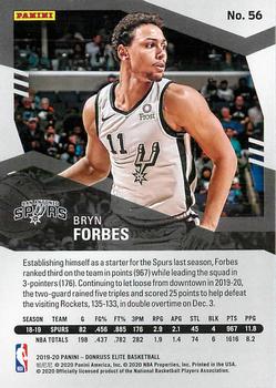 2019-20 Donruss Elite #56 Bryn Forbes Back