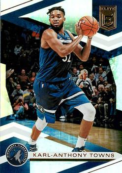 2019-20 Donruss Elite #93 Karl-Anthony Towns Front