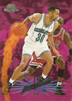 1995-96 SkyBox Premium #12 Dell Curry Front