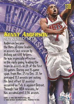 1995-96 SkyBox Premium #130 Kenny Anderson Back